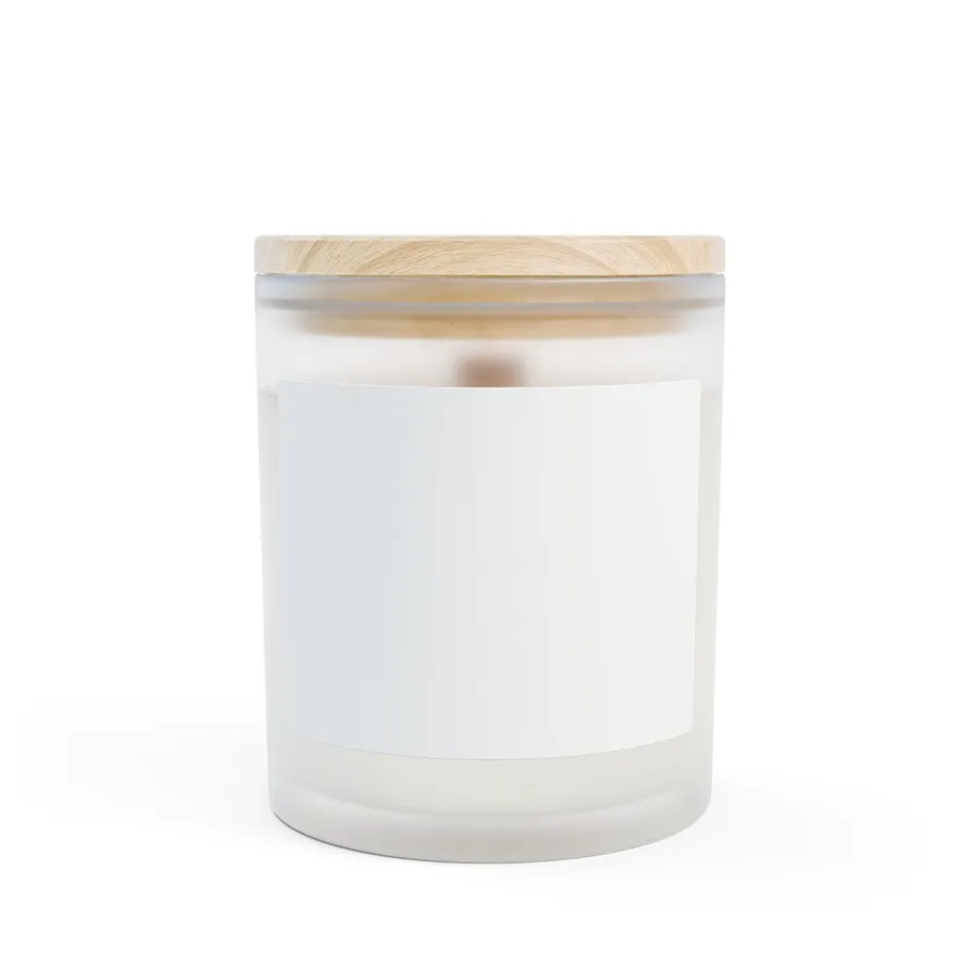 Frosted Glass Candle, 11oz