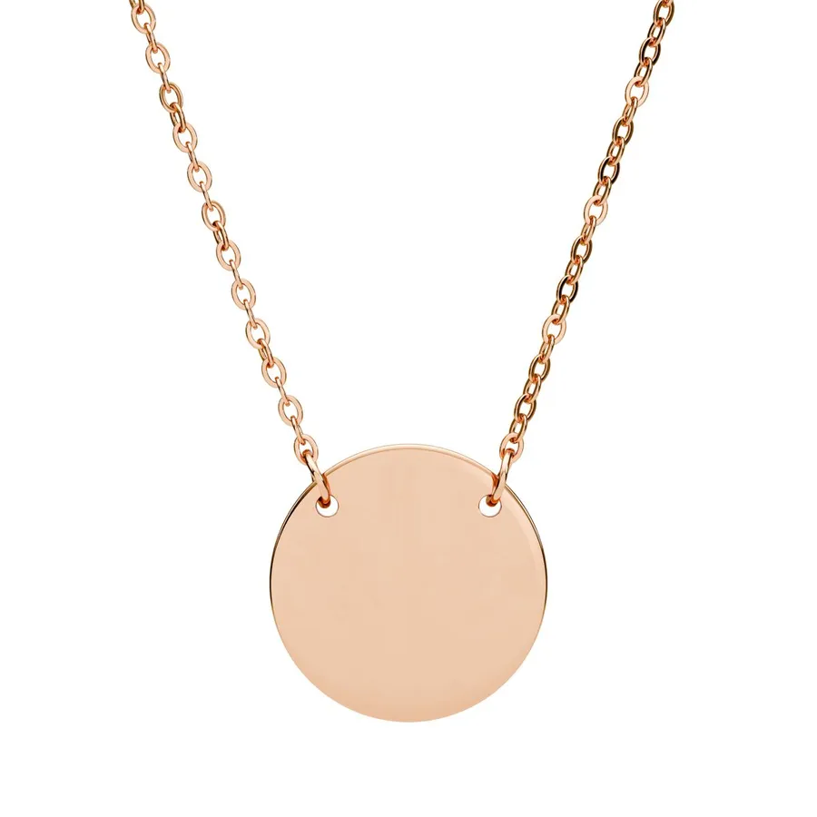 Circle Necklace (Engraving)