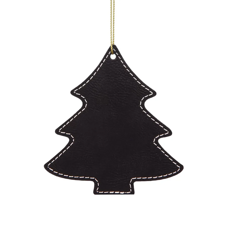 Leatherette Ornament, 3 Shapes (Engraving)