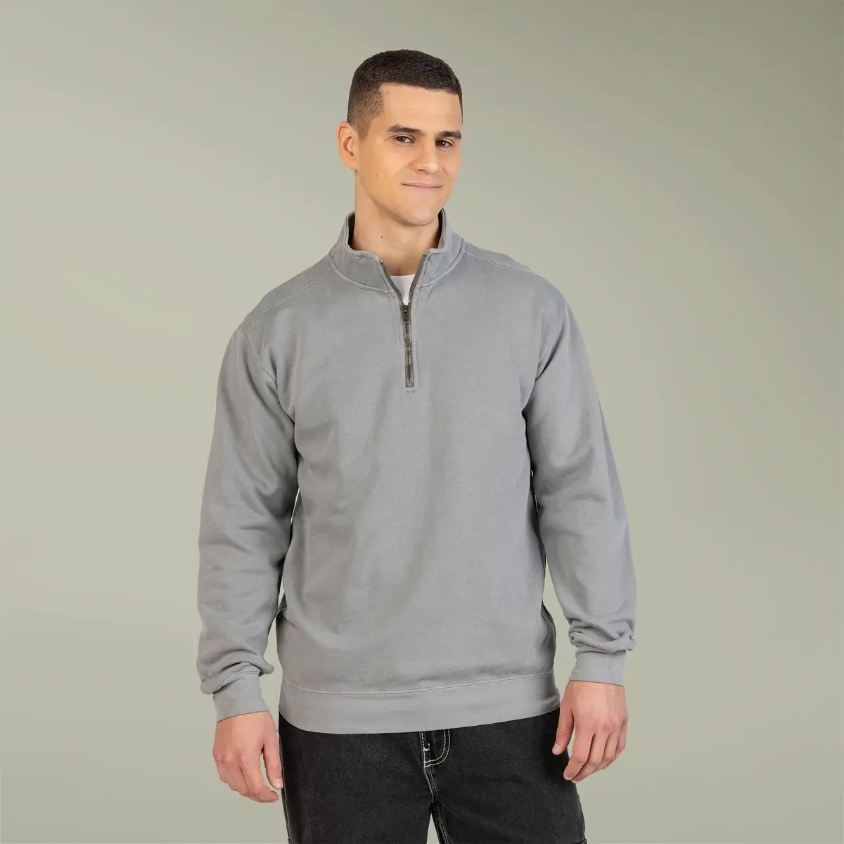 Unisex Adult Quarter-Zip Sweatshirt
