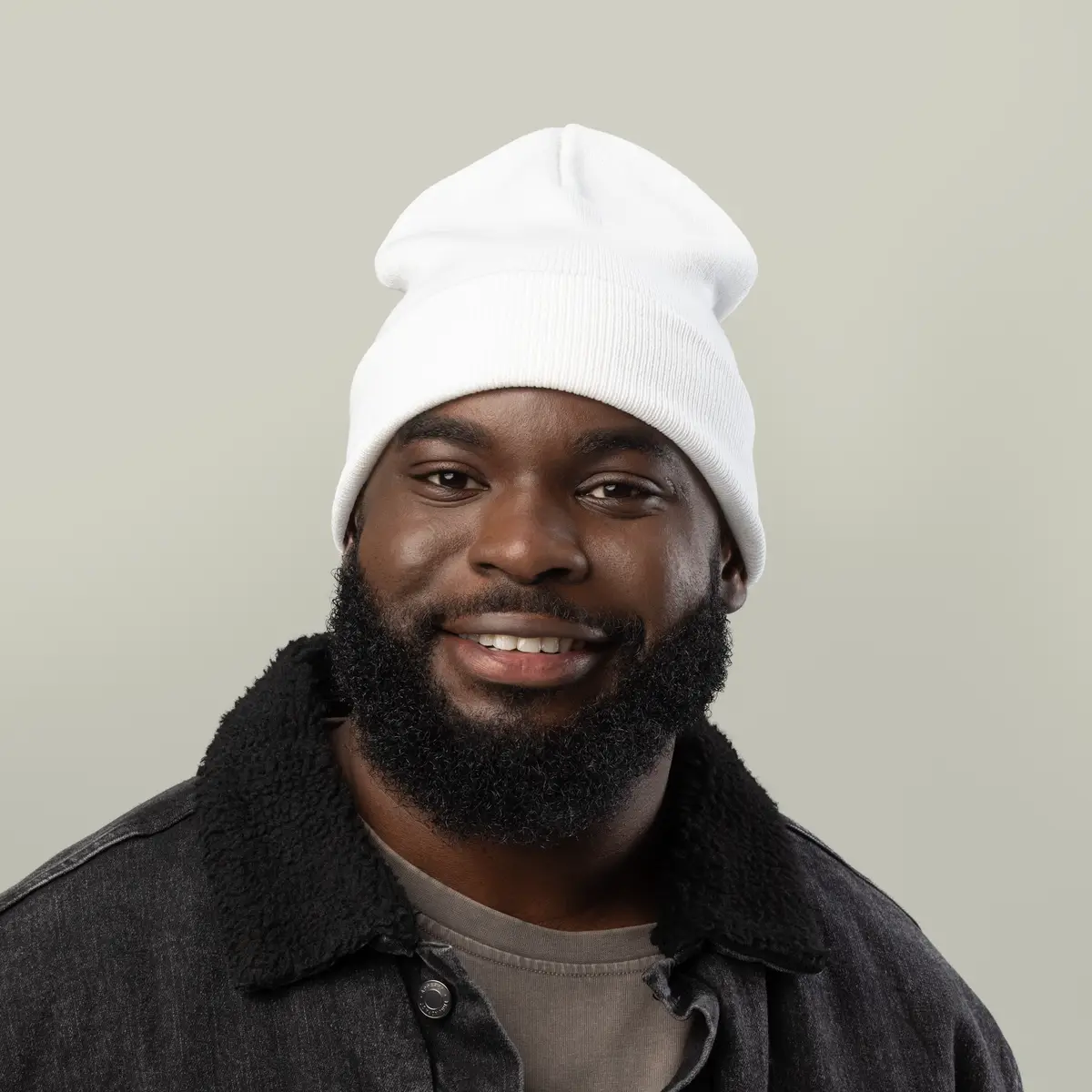 Knit Beanie (Embroidery)