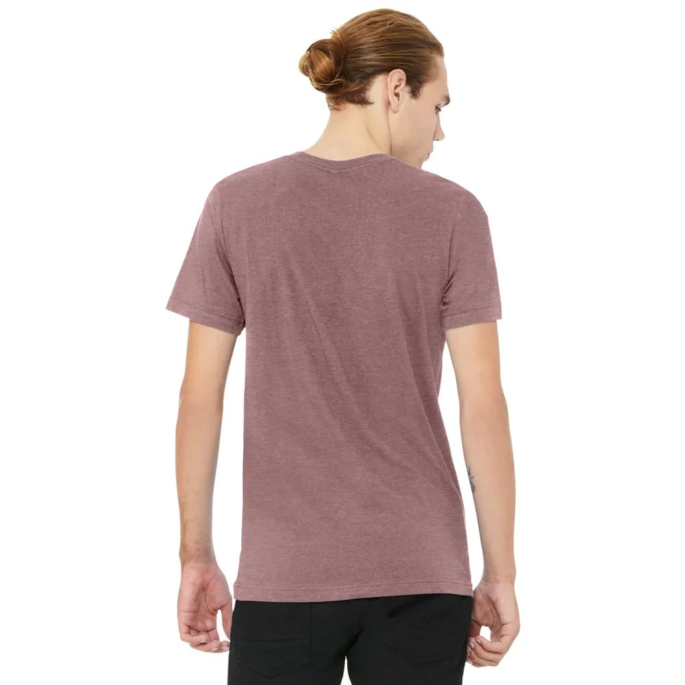 Unisex Heather CVC V-Neck Tee