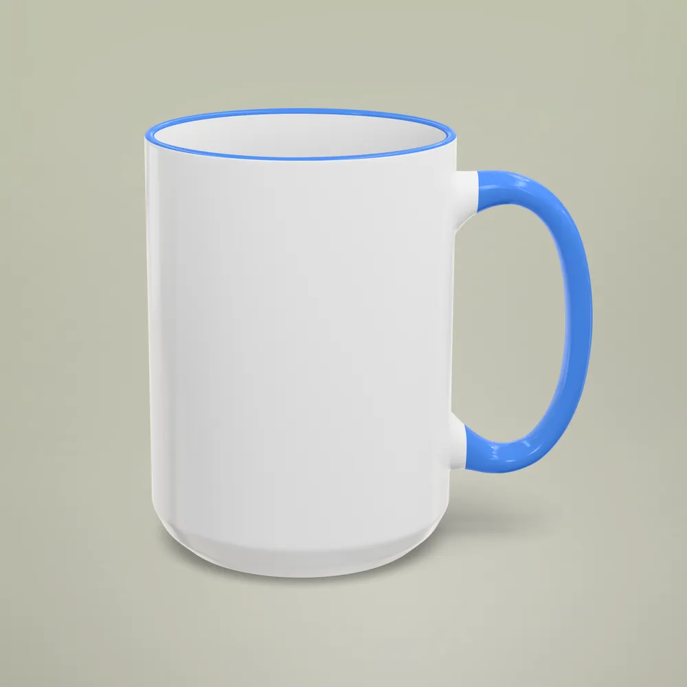 Accent Rim & Handle Mug (11oz, 15oz)