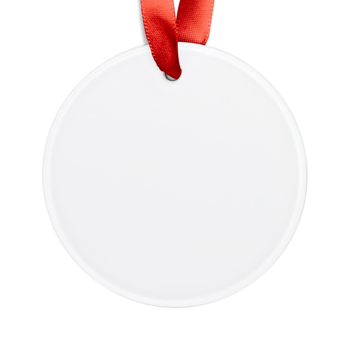 Acrylic Ornament with Ribbon