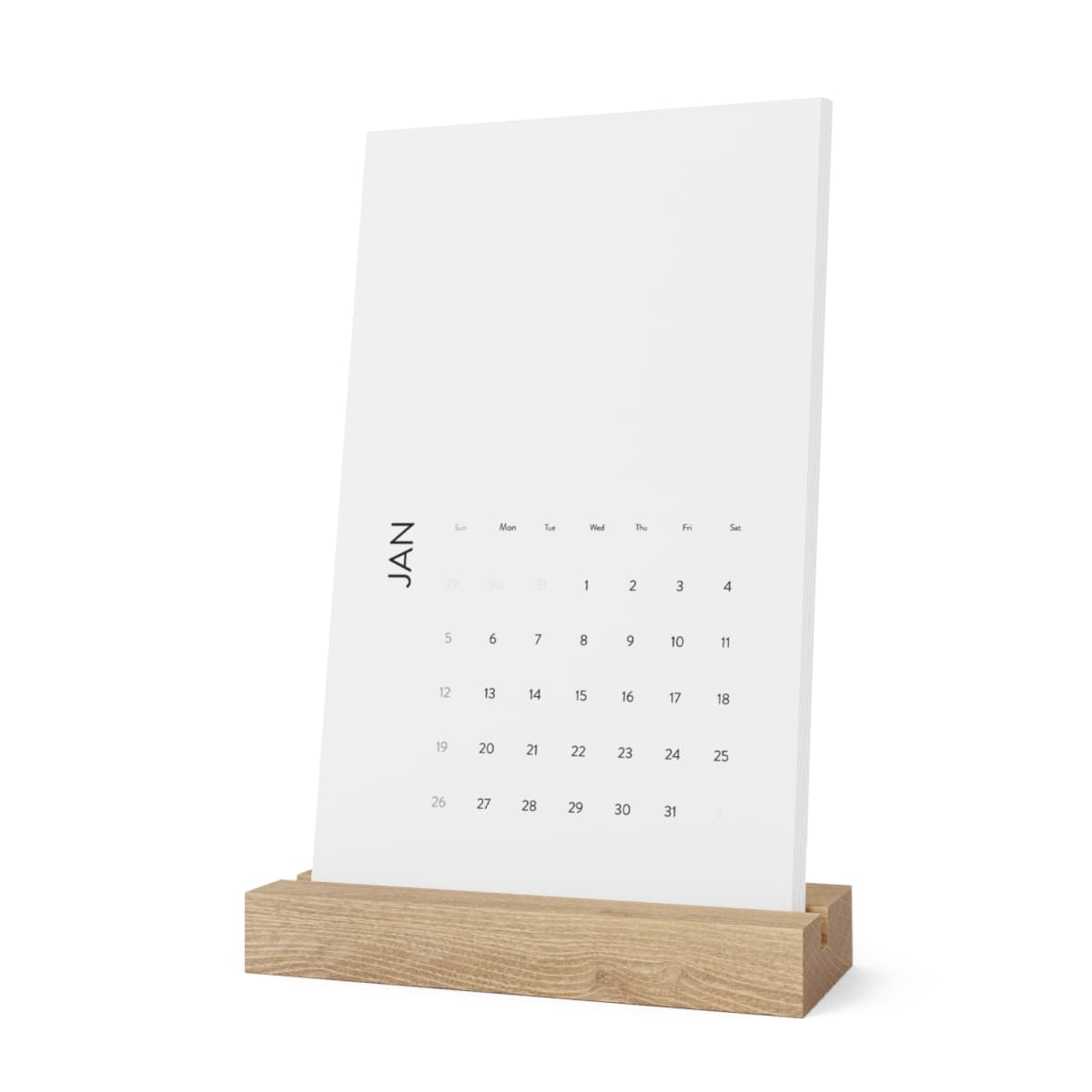 Vertical Desk Calendar (2025)