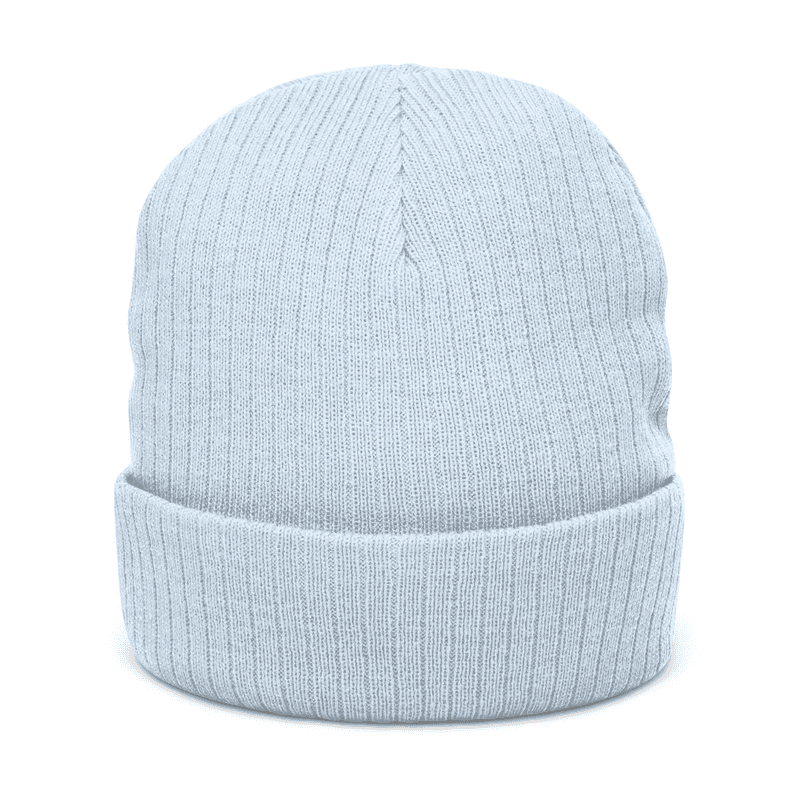 Ribbed Knit Beanie (Embroidery)