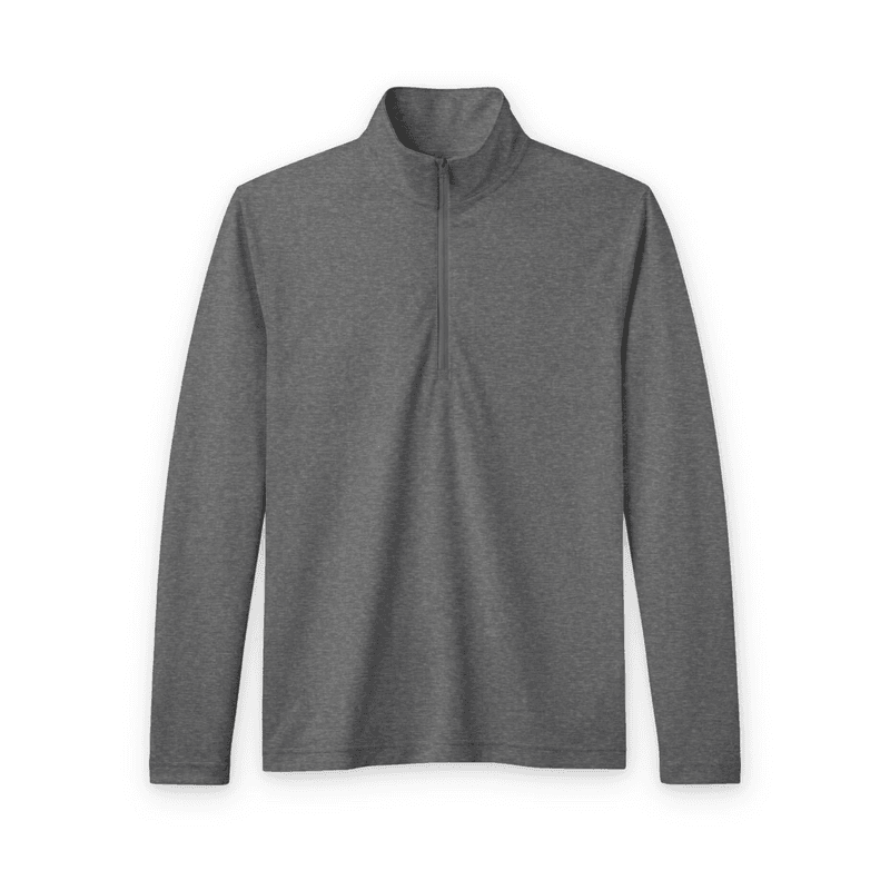 Men's PosiCharge® Tri-Blend Wicking Quarter-Zip Pullover