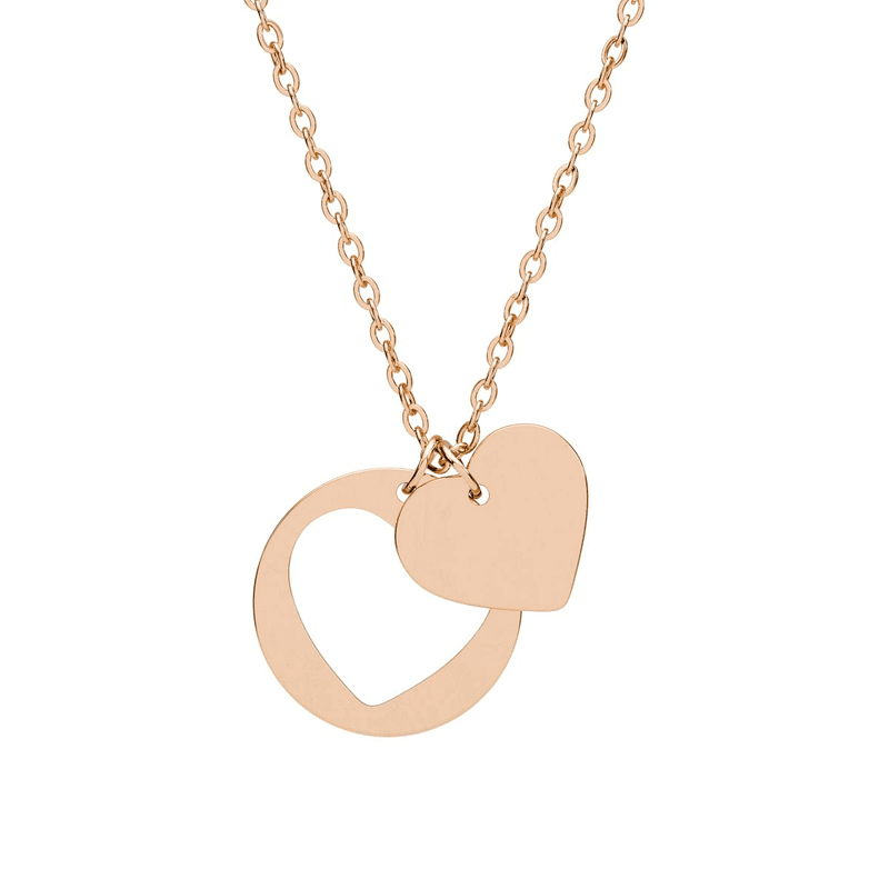 Heart Cutout Necklace (Engraving)