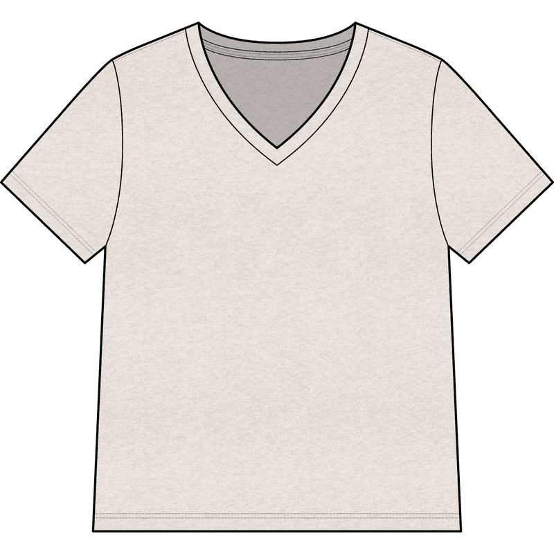 Women’s Relaxed Heather CVC V-Neck Tee