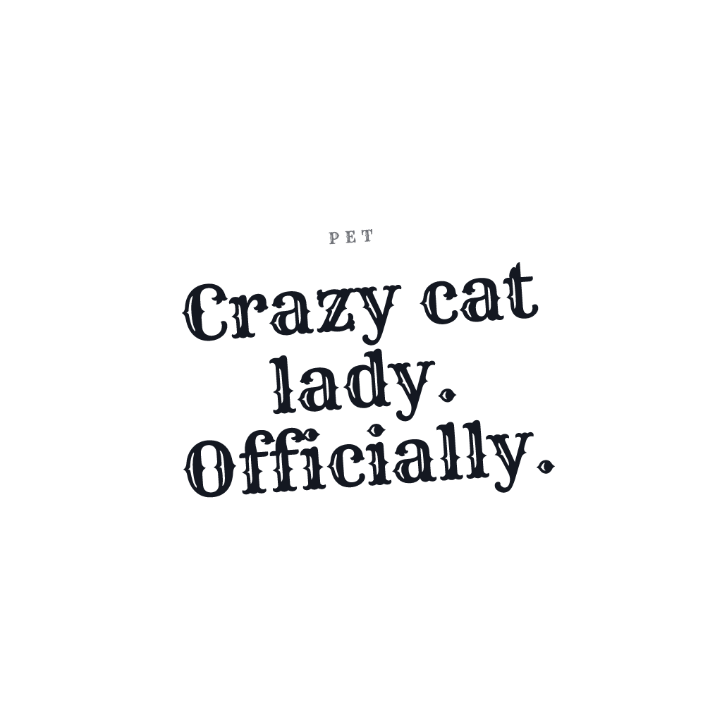 Officially Crazy Cat